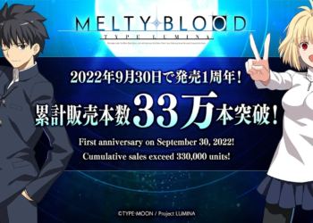 Penjualan melty blood: type lumina tembus 330 ribu kopi | aniplex