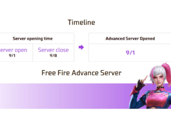 Advance server ff september 2022