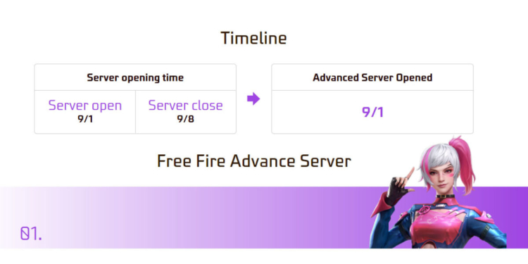 Advance server ff september 2022