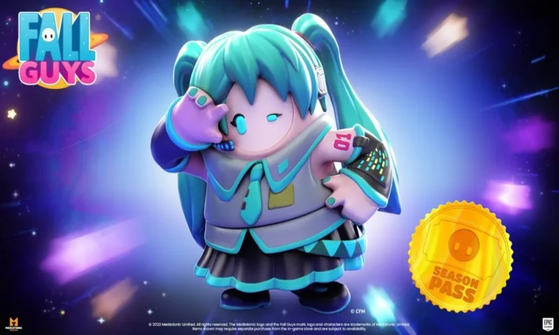 Fall Guys Hadirkan Skin Hatsune Miku! | Mediatonic