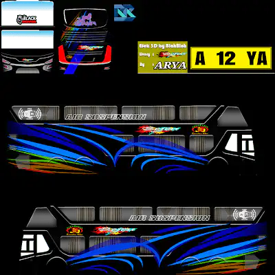 Livery Bussid Sdd Bejeu Biru