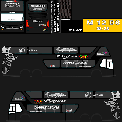 Livery Bussid Sdd Bejeu Black