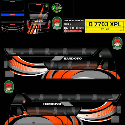 Livery Bussid Sdd Handoyo Hitam