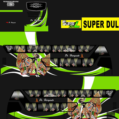 Livery bussid sdd po. Haryanto wayang wijau