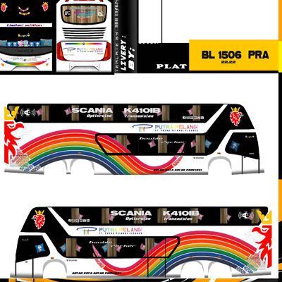 Livery bussid sdd putera pelangi perkasa