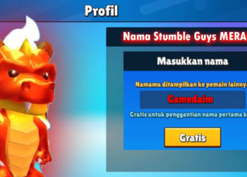 Nama stumble guys merah