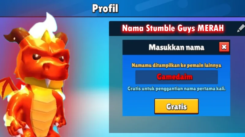 Nama Stumble Guys Merah