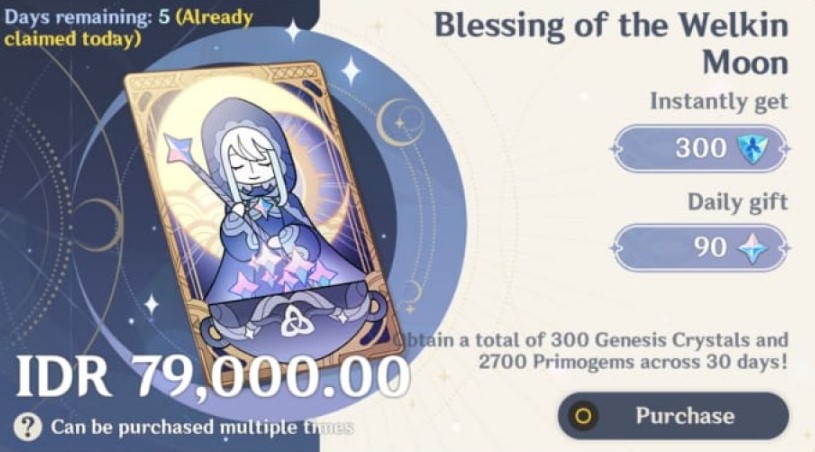 Blessed moon