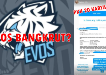 Evos bangkrut