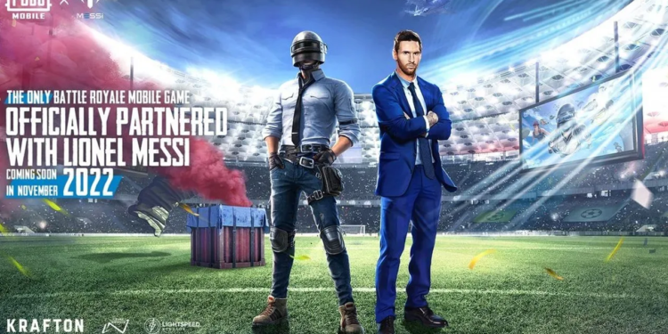 Pubg mobile x lionel messi