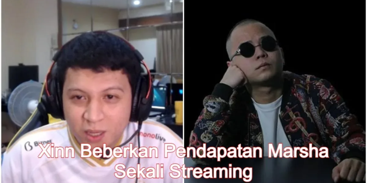 Xinnn beberkan pendapatan marsha saat lakukan sekali live streaming