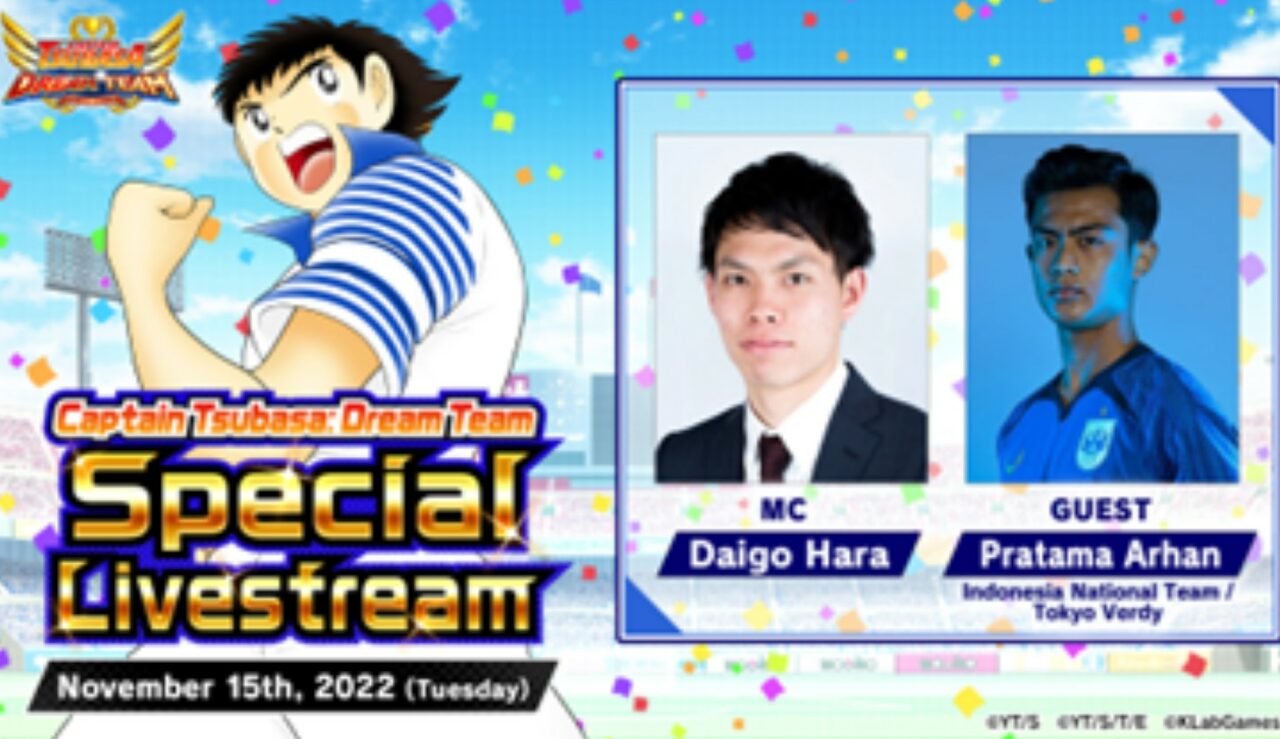 Pesepakbola Profesional Indonesia Tampil di Livestream Spesial Captain Tsubasa: Dream Team