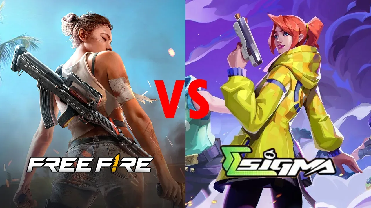 Similarities between sigma battle royale and free fire