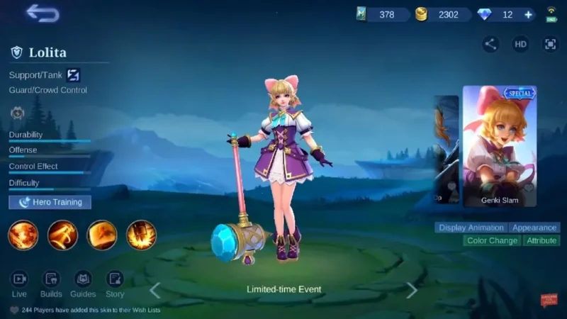 Skin Lolita Genki Slam