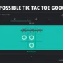 Impossible tic tac toe google