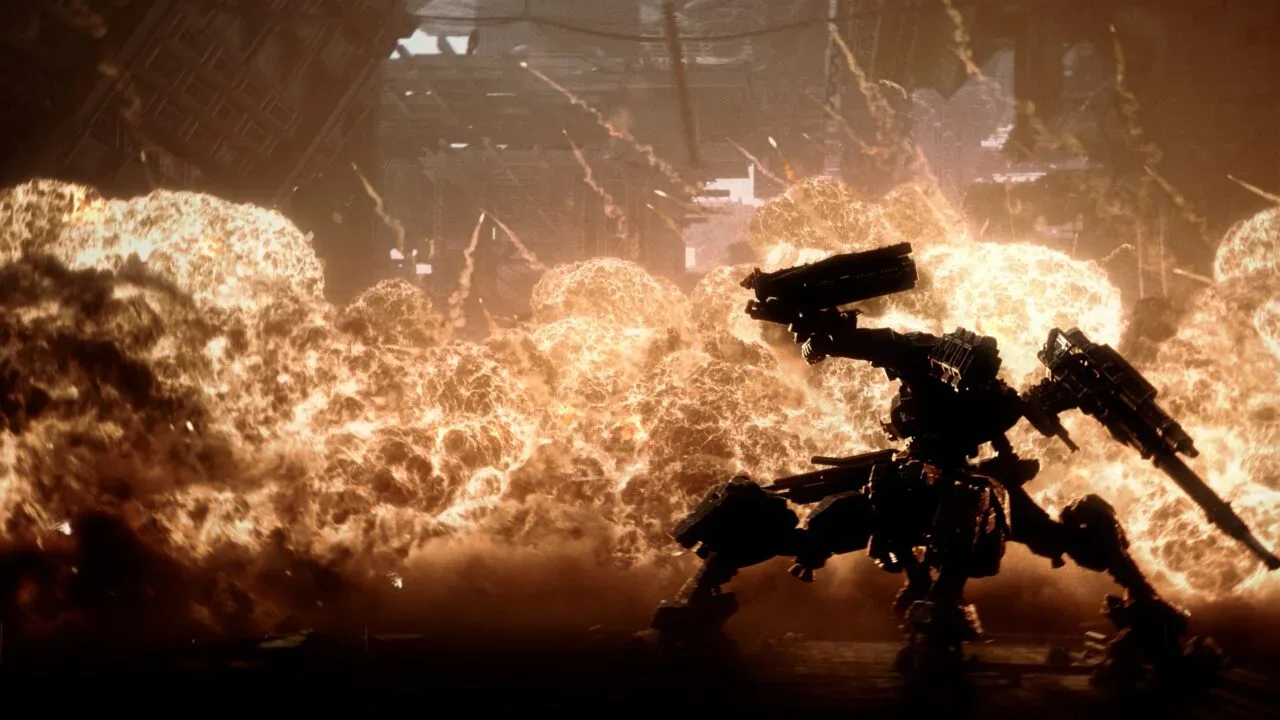 Armored core vi: fires of rubicon tidak hanya sci-fi soulslike