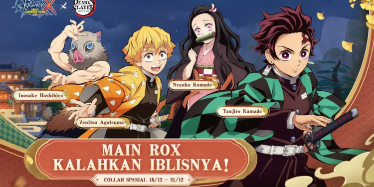 Kolaborasi ragnarok x next generation x demon slayer kimetsu no yaiba dimulai