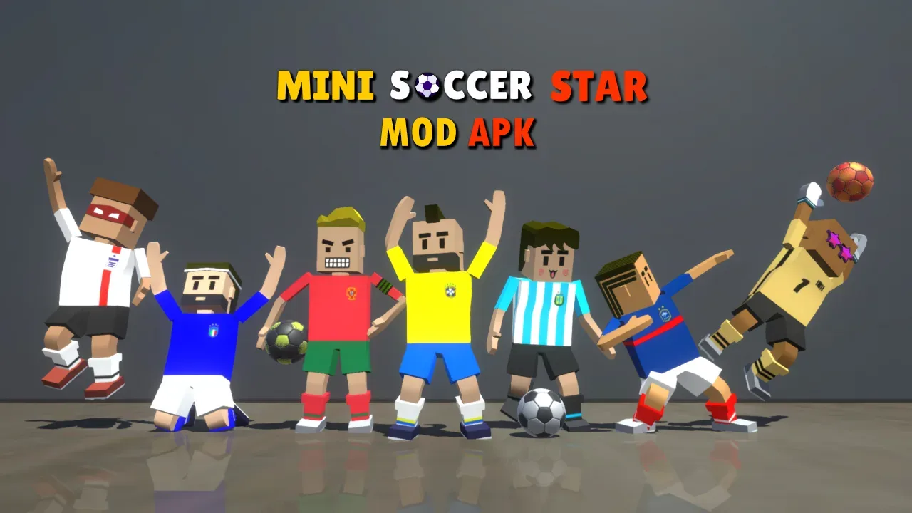 Mini Soccer Star Mod APK v0.53 Unlimited Money Terbaru 2023 Gamedaim