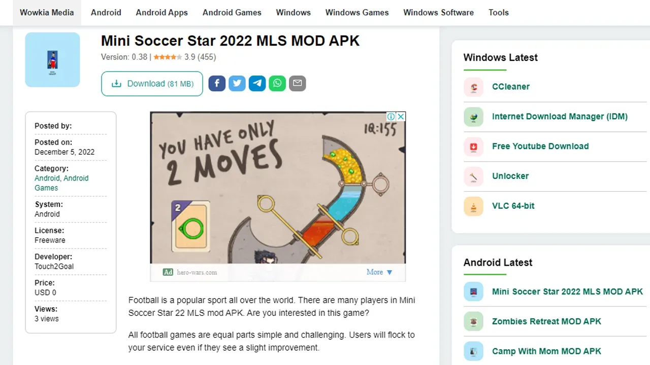 Mini soccer star mod apk