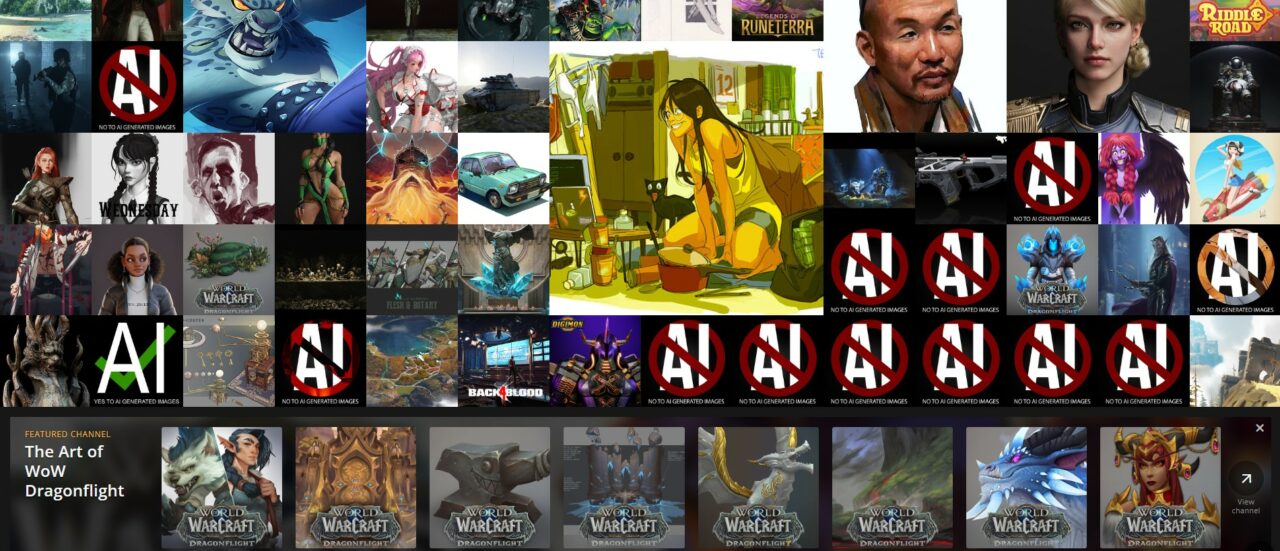 Epic Games Izinkan Gambar AI, Seniman di ArtStation Protes