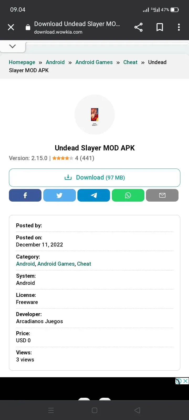 Undead slayer extreme mod apk