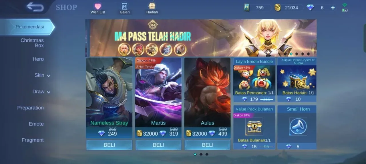 Cara mendapatkan skin franco legend