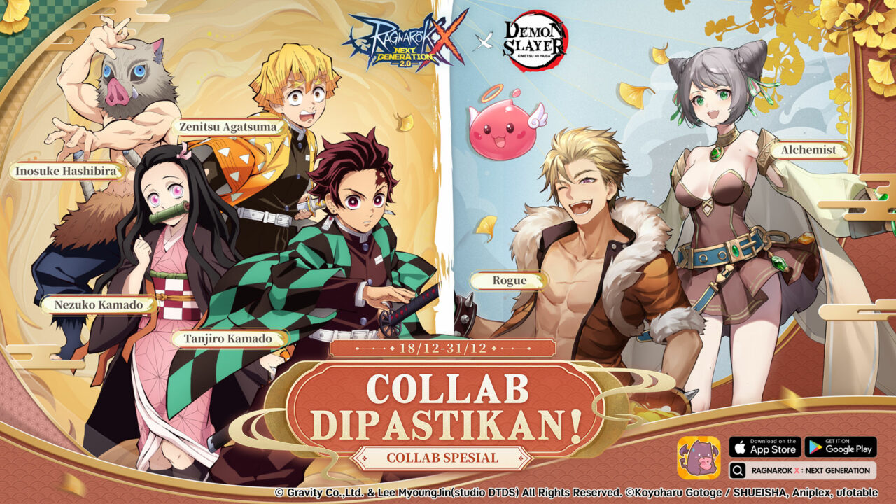 Kolaborasi Anyar Ragnarok X: Next Generation dan Demon Slayer: Kimetsu no Yaiba!