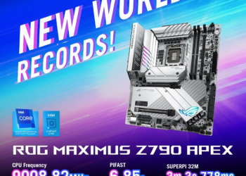 Asus overclocker  break the 9 ghz barrier