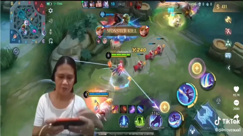 Legenda Fanny Ketar Ketir! Emak Gaming Ini Tunjukkan Skill Dewanya Bermain Fanny