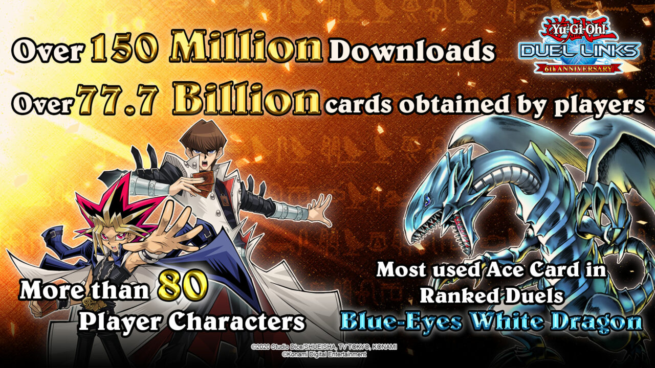 Konami Rayakan Ultang Tahun Yu-Gi-Oh! DUEL LINKS yang ke-6, Bagi Hadiah Legendary