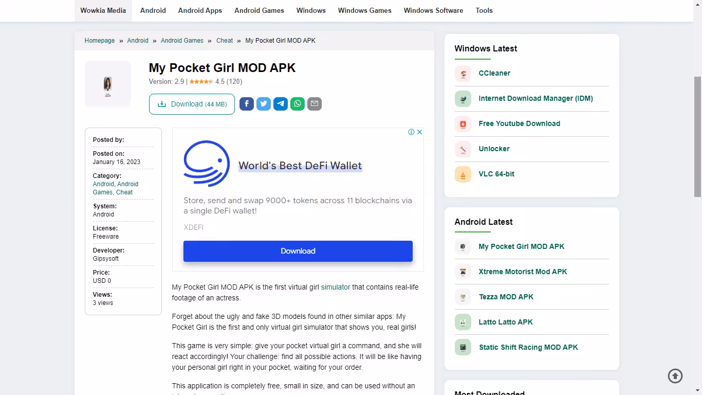 My Pocket Girl Mod APK v2.9 Premium Free Terbaru 2023 5 My Pocket Girl Mod APK