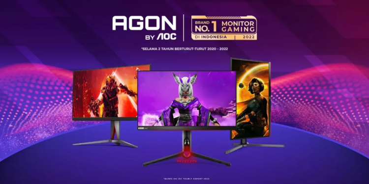 Agon aoc merk monitor gaming 1 indone ia