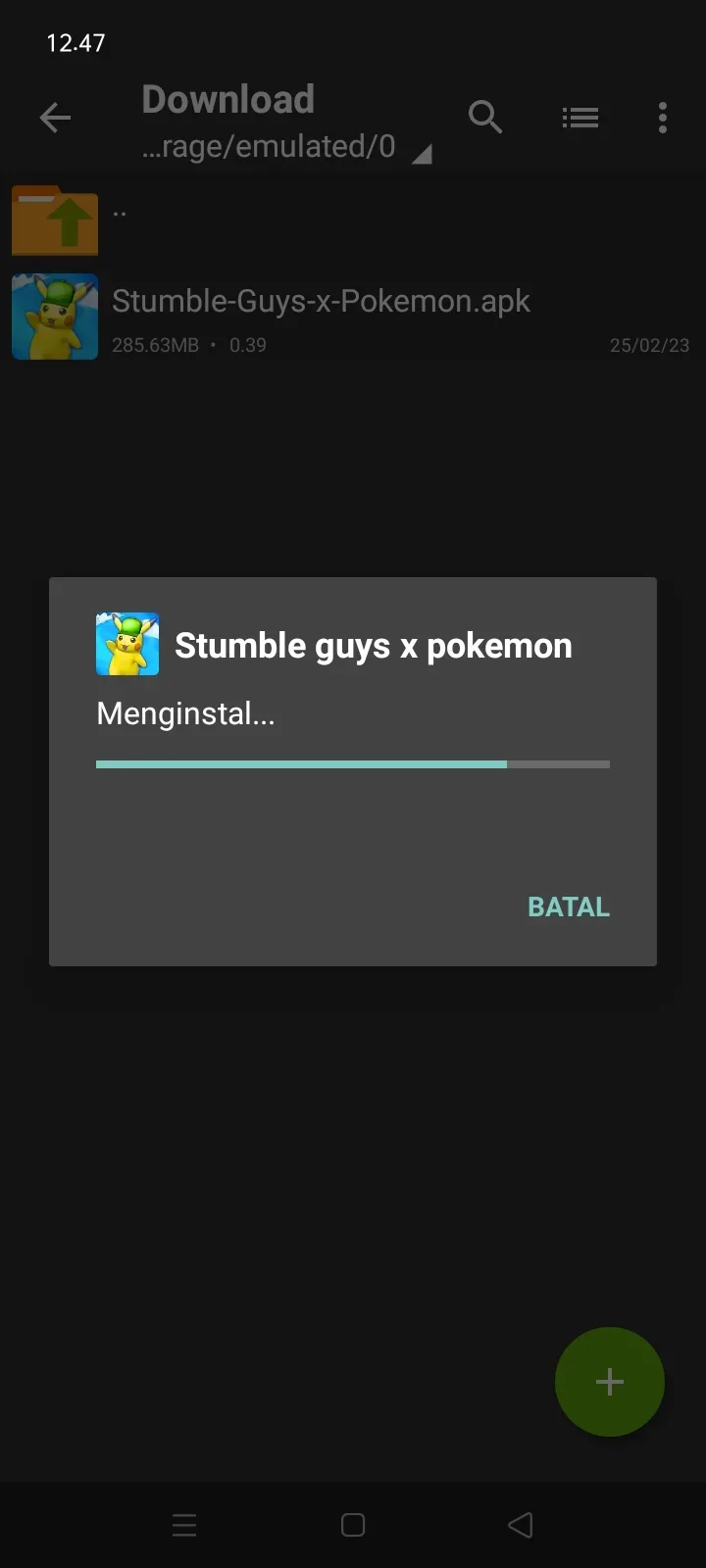 Stumble guys x pokemon mod apk