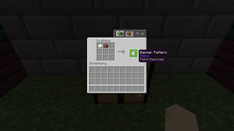 How to Make Field Masoned Banner Pattern in Minecraft