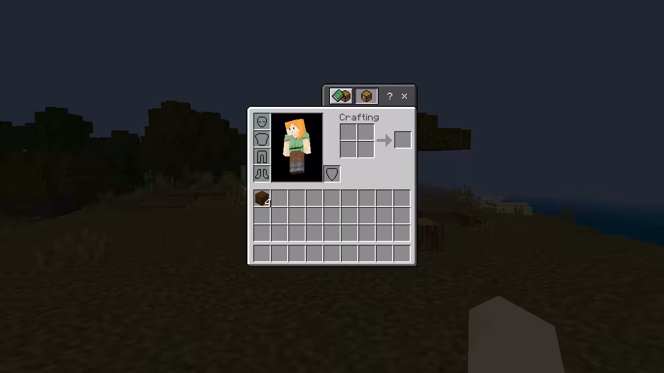 Cara Membuat Dark Oak Planks di Minecraft