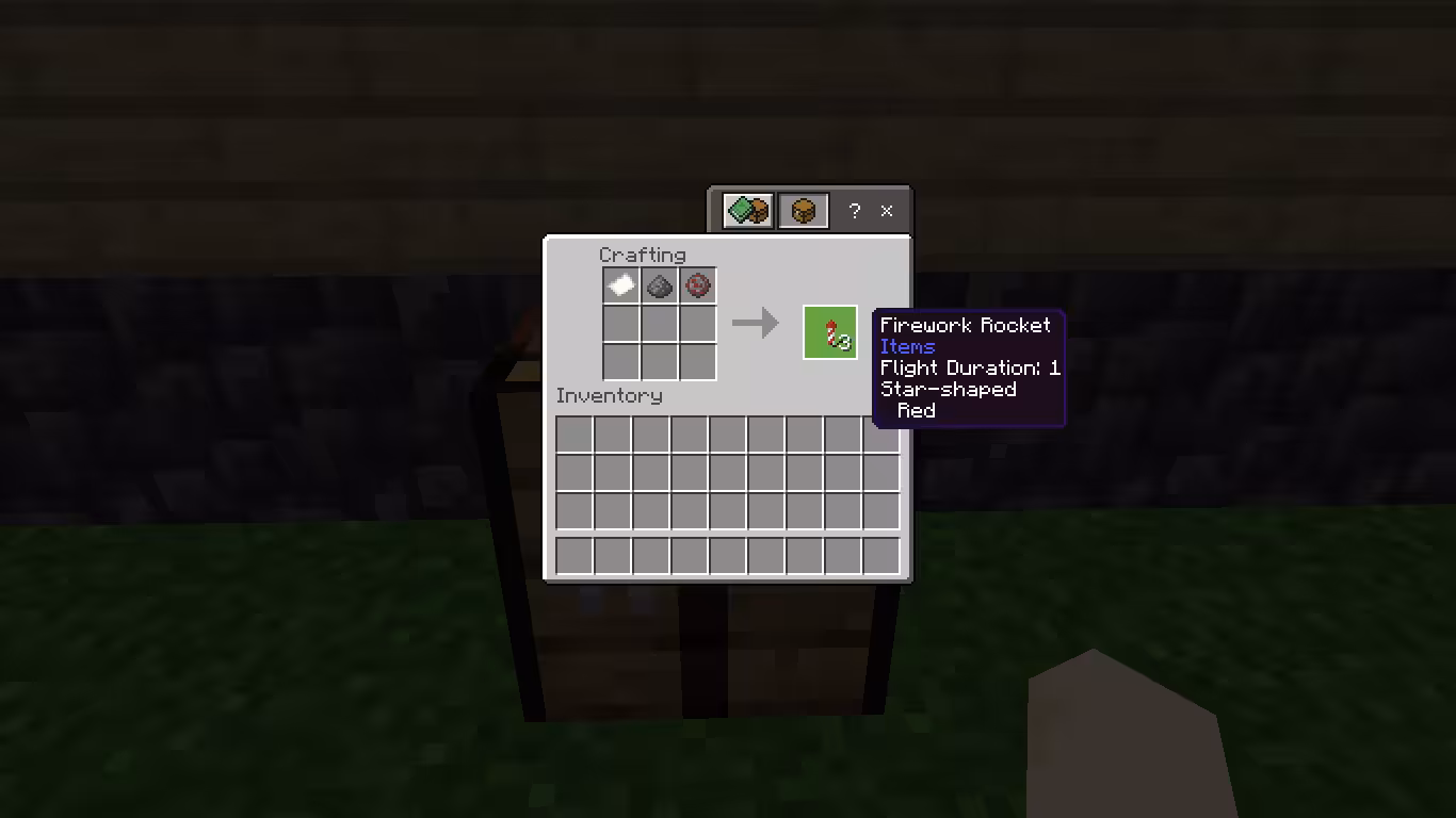 Cara Membuat Red Star-Shaped Firework Rocket di Minecraft 9 Cara Membuat Red Star-Shaped Firework Rocket di Minecraft