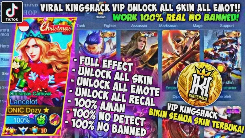 VIP Cheat Kingshack Mobile Legends