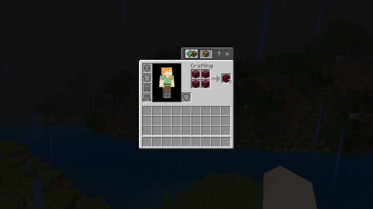 Cara Membuat Crimson Hyphae di Minecraft