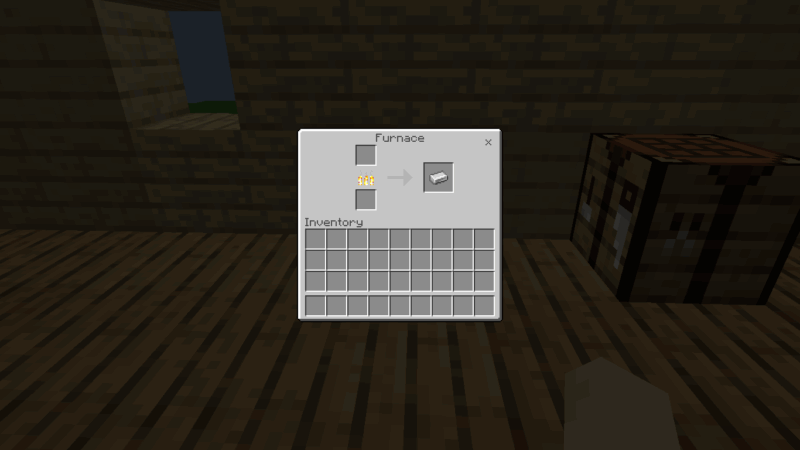 Cara membuat iron ingot di minecraft