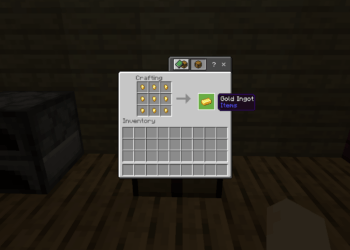 How to make gold ingot in minecraft