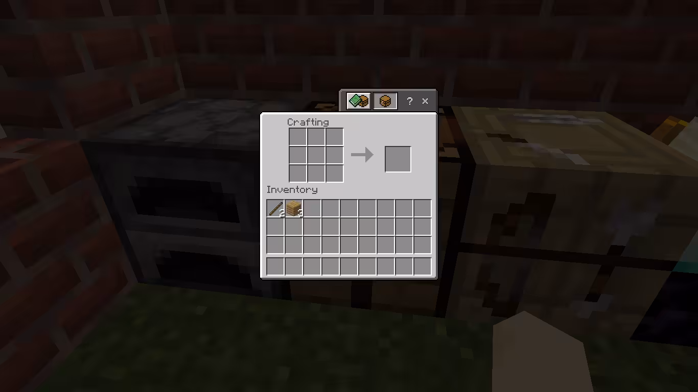Cara Membuat Wooden Axe di Minecraft