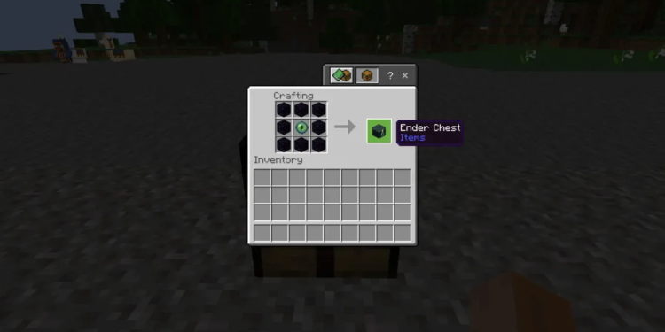 Cara membuat ender chest di minecraft