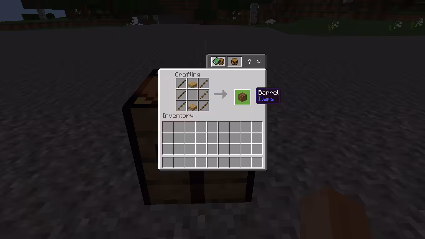 Cara Membuat Barrel di Minecraft