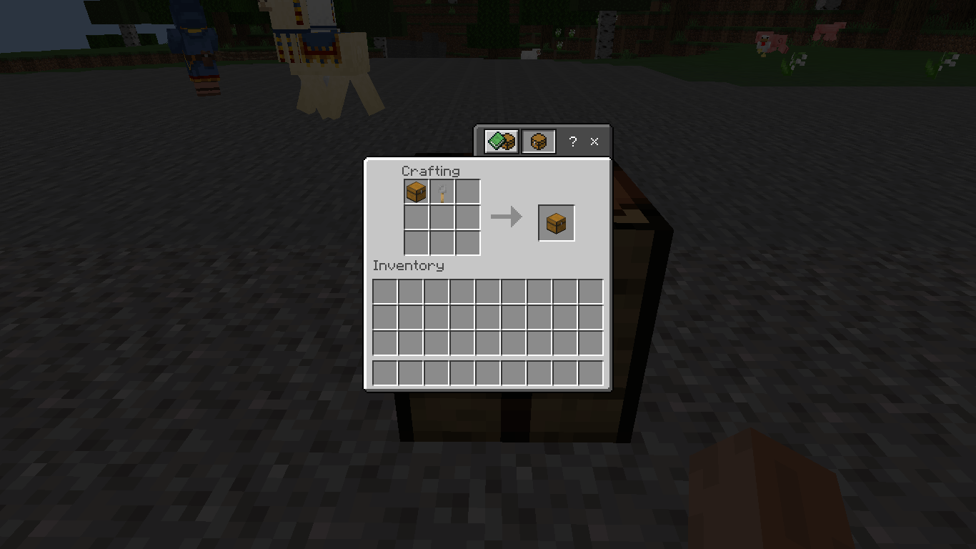 Cara membuat trapped chest di minecraft