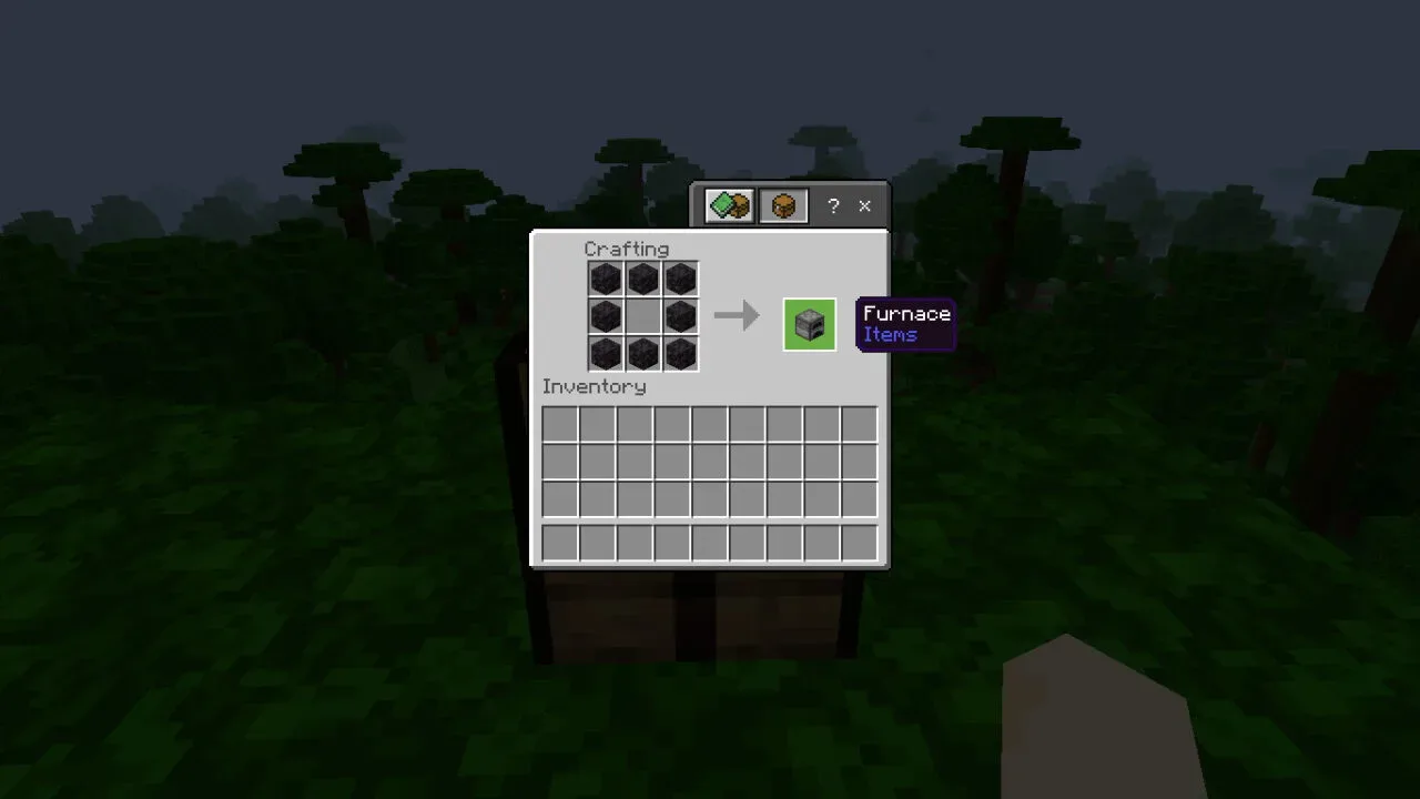 Cara membuat furnace di minecraft