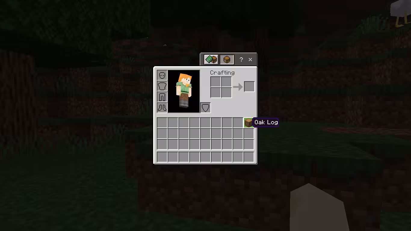 Cara Mendapatkan Oak Log di Minecraft