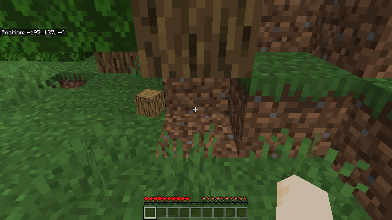 Cara mendapatkan oak log di minecraft