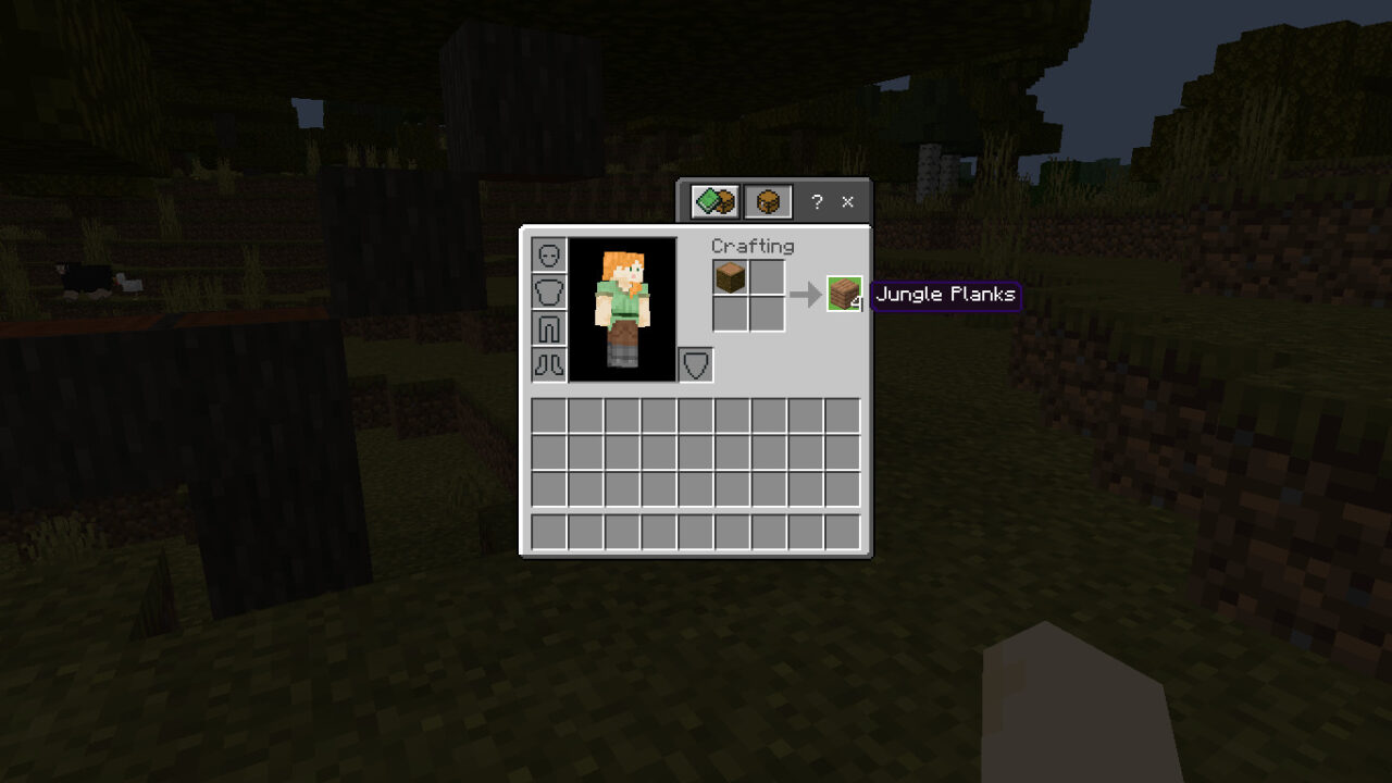 Cara Membuat Oak Planks di Minecraft