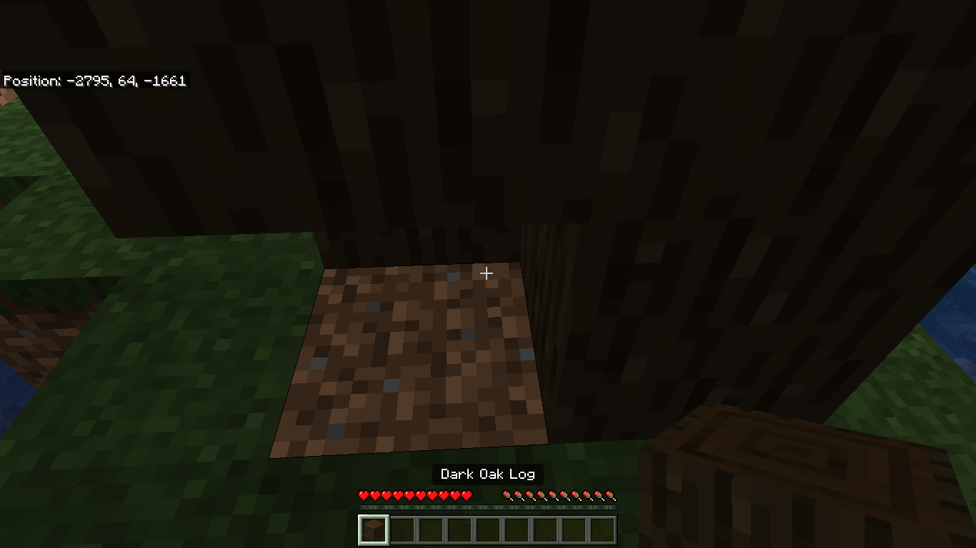 Cara Mendapatkan Dark Oak Log di Minecraft