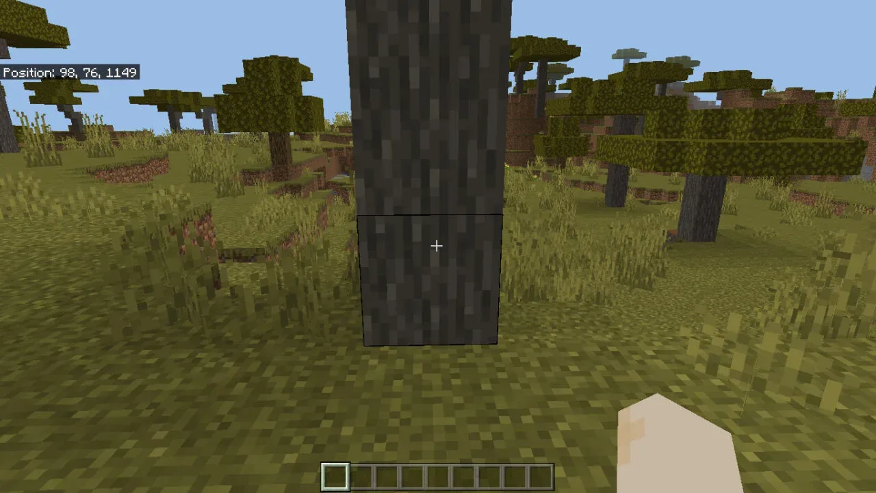 Cara mendapatkan acacia log di minecraft